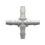 Conector de nylon «cruz» 3,2mm | Pack 10Uds.