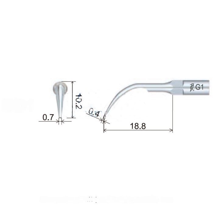 DeWatermark.ai_1712265034021 Pack 5 puntas ultrasonidos Woodpecker GD1 compatible Satelec, Profilaxis - Imagen 3