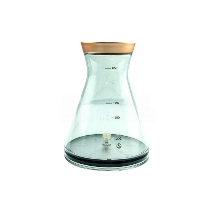 Flasche/Tank 700 ml mit Golddeckel | AP-B (Orange) – Bild 1