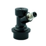 Conector rápido negro (salida) para tanque de agua destilada