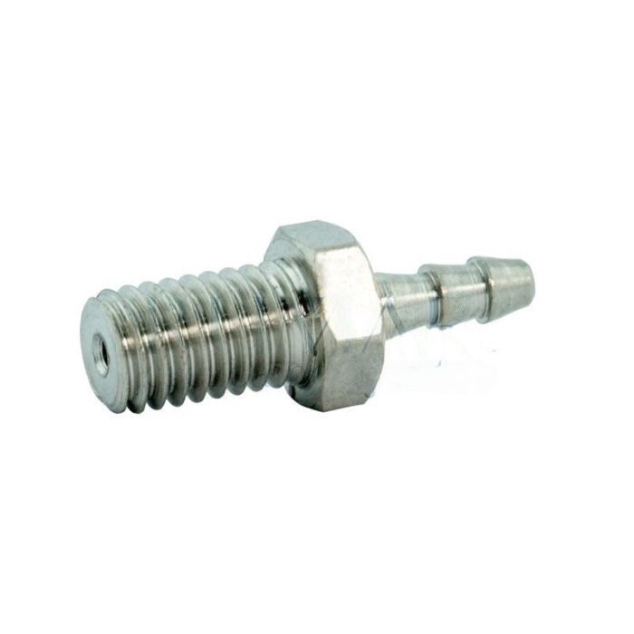 Metalowy króciec do węża 10/32″ x 1,6 mm (bardzo długi gwint) | 5szt. - obrazek 1
