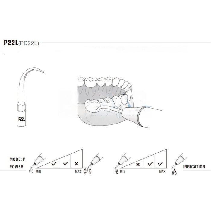Ponteira Woodpecker P22L para EMS, Perio - Image 2