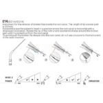 Punta ultrasonidos Woodpecker E14 compatible EMS, Endo - Imagen 2