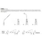 Ponteira de ecografia Woodpecker ED14D compatível com Satelec, Endo DIAMOND - Image 2