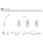 Pointe à ultrasons Pic E5D compatible EMS, Endo, DIAMANT – Image 2