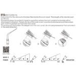 Punta ultrasonidos Woodpecker ED15 compatible Satelec, Endo - Imagen 2