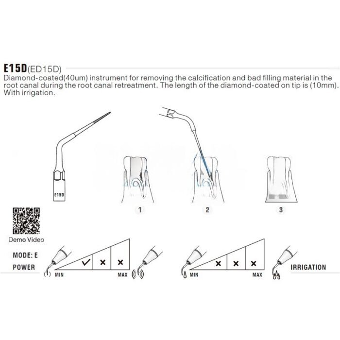 esquema-punta-ed15d-satelec-compatibles-woodpecker-28-ed15d-marca Końcówka ultradźwiękowa Woodpecker ED15D kompatybilna z Satelec, Endo DIAMOND - obrazek 3