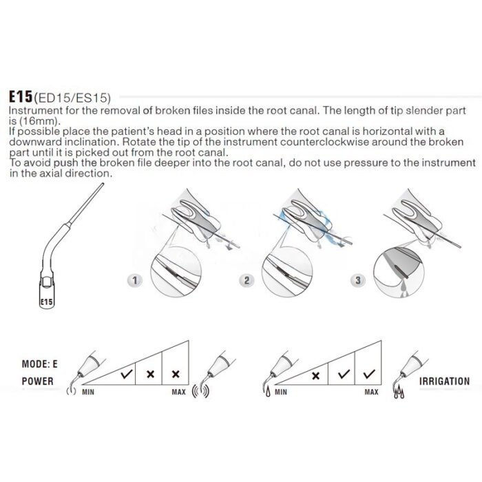 esquema-punta-es15-sirosonic-compatibles-woodpecker-28-es15-marca Końcówka ultradźwiękowa Woodpecker ES15 kompatybilna z SIRONA, Endo - obrazek 2