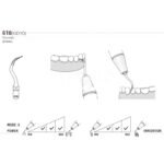 Końcówka ultradźwiękowa Woodpecker GD10 kompatybilna z Satelec, Profilaktyka - obrazek 2