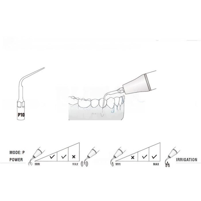 Kompatybilna z końcówką ultradźwiękową Woodpecker PD10 Satelec, Perio - obrazek 2