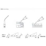 Woodpecker PD3T Ultraschallspitze kompatibel mit Satelec, Perio, TITANIUM – Bild 2