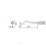 Kompatybilna z końcówką ultradźwiękową Woodpecker SB2 EMS, Ubytki, DIAMENT - obrazek 2