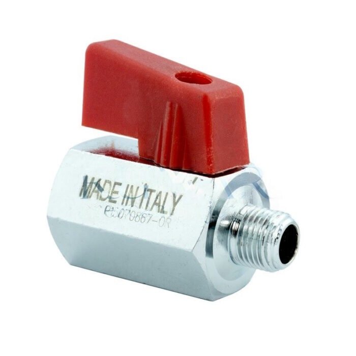 Zawór odcinający męski/żeński 1/8″ - obrazek 1