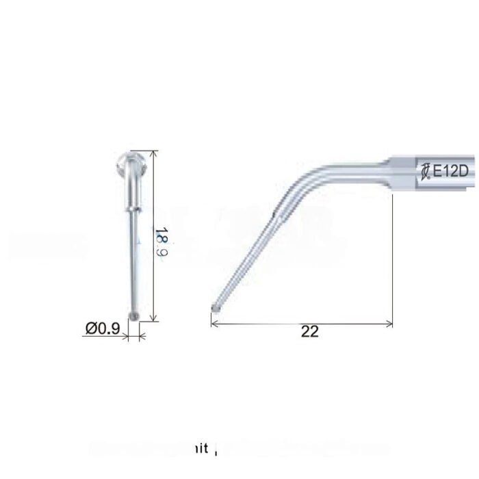 punta-woodpecker-dte-ems-28-e12d-2-marca Końcówka ultradźwiękowa Woodpecker E12D kompatybilna z EMS, DIAMOND Endo - obrazek 3