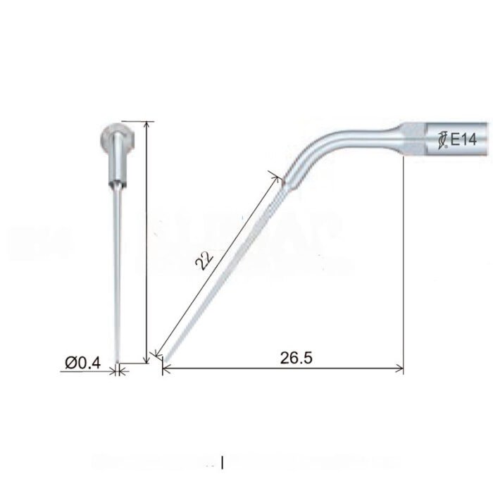 punta-woodpecker-dte-ems-28-e14-marca-2 Punta ultrasonidos Woodpecker E14 compatible EMS, Endo - Imagen 3