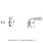 Punta Endochuck ultrasonidos Woodpecker E2 compatible EMS, Endo - Imagen 3