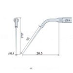 Punta ultrasonidos Woodpecker E4 compatible EMS, Endo - Imagen 3