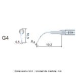 Punta ultrasonidos Woodpecker G4 compatible EMS, Profi - Imagen 3