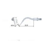 Wkładka perio GK6 (kątowa lewa) do skalera pneumatycznego ECO S2, kompatybilna z KaVo Sonicflex - obrazek 2