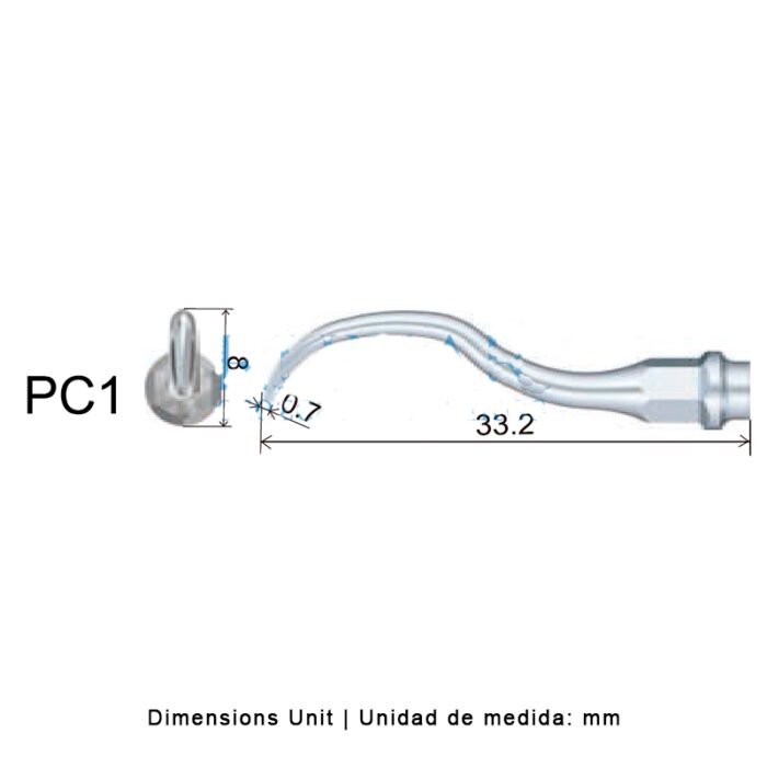 punta-woodpecker-dte-kavo-sonosoft-28-pc1-marca-2 Pointe à ultrasons Pic PC1 compatible KaVo, Profi – Image 2