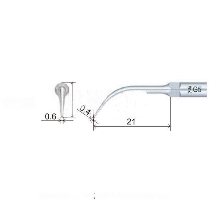 punta-woodpecker-dte-satelec-28-gd5-marca-2 Końcówka ultradźwiękowa Woodpecker GD5 kompatybilna z Satelec, Profi - obrazek 3