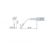 Punta ultrasonidos Woodpecker PD3D compatible Satelec, Perio, DIAMANTADA - Imagen 3