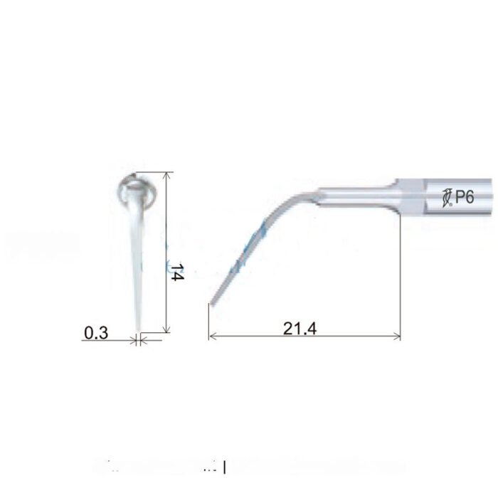 Woodpecker PD6 Ultraschallspitze kompatibel mit Satelec, Perio – Bild 2