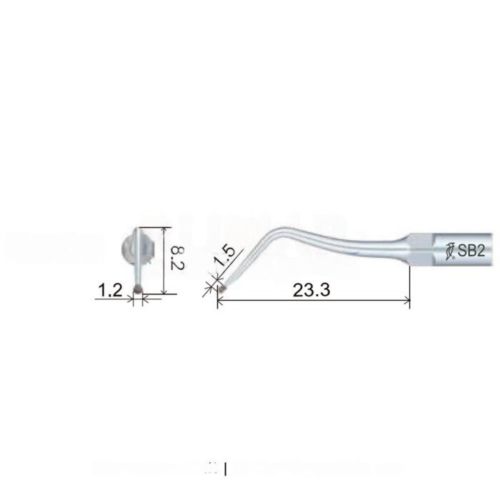 Końcówka ultradźwiękowa Woodpecker SBD2 kompatybilna z Satelec, Cavities, DIAMOND - obrazek 3
