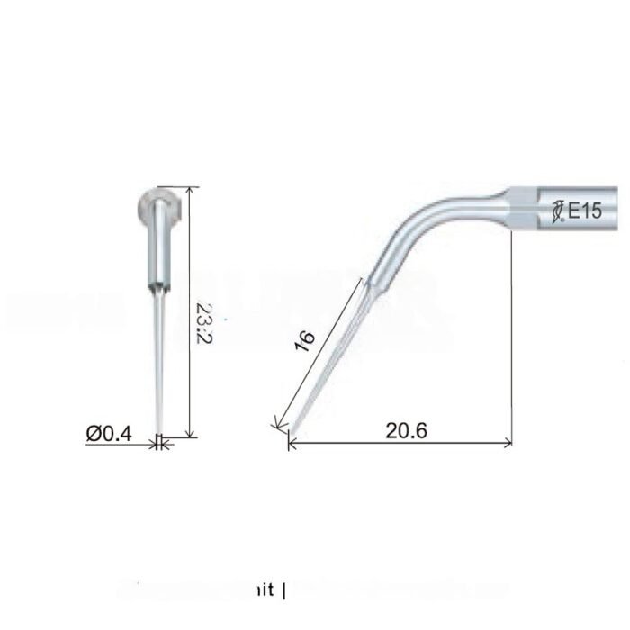 punta-woodpecker-dte-sirona-28-es15-marca-2 Końcówka ultradźwiękowa Woodpecker ES15 kompatybilna z SIRONA, Endo - obrazek 3