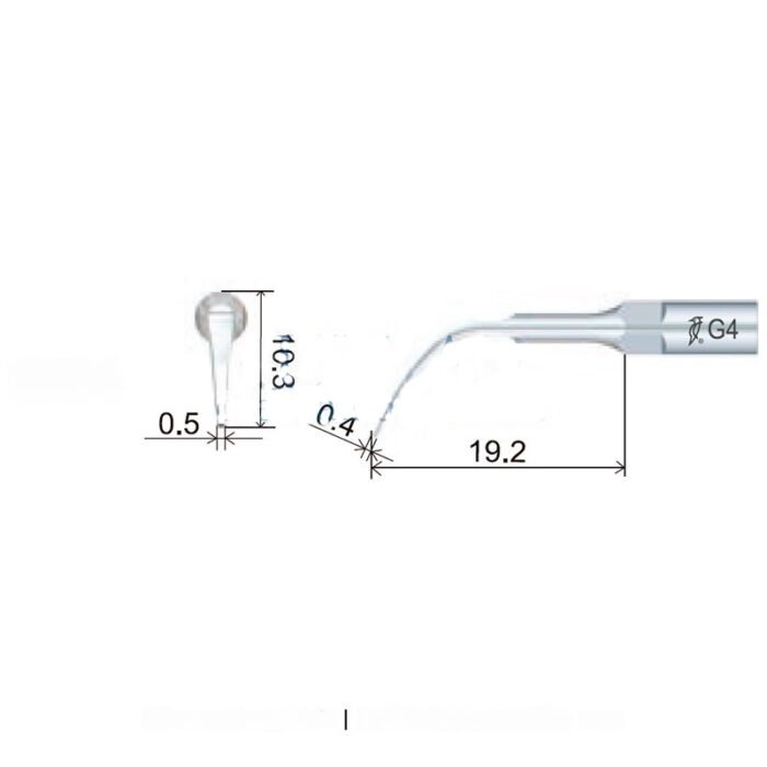 punta-woodpecker-dte-sirona-28-gs4-marca-2 Woodpecker GS4 Ultraschallspitze kompatibel mit Sirona, Profi – Bild 3
