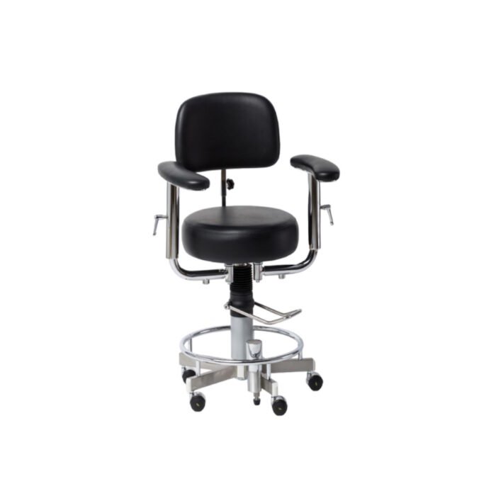 Banco para bloco operatório COBURG MEDICALFIT 3030 com apoio de braço cirúrgico e freio centralizado - Image 1