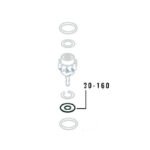 Anillo de tefflon ancho para turbina Bien Air 3,25 x 7,9mm