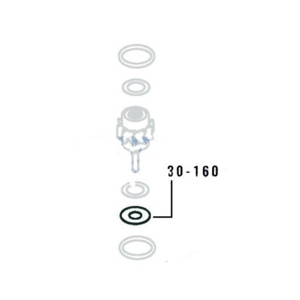 Breiter Teflonring für Bien Air Turbine 3,25 x 7,9 mm
