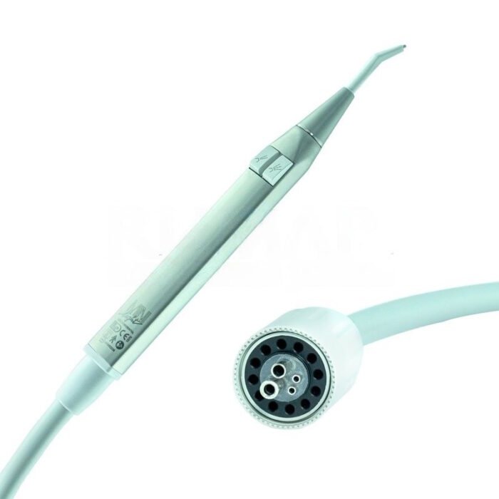 jeringa-luzzani-minilight-3f-recta-39-12521k1-marca Seringa de aço Luzzani Minilight Straight 3F, conector KaVo, 120cm, cinzento - Image 1