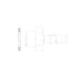 Guarnizione in nylon per blocco FARO e rubinetti delle valvole