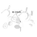 Handle support kit (right + left) for FARO MAIA lamp (Ref. FARO SP320905)