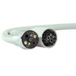 Manguera micromotor TKD para Bien Air MC2 IR, conector CEFLA, 135cm, gris oscuro