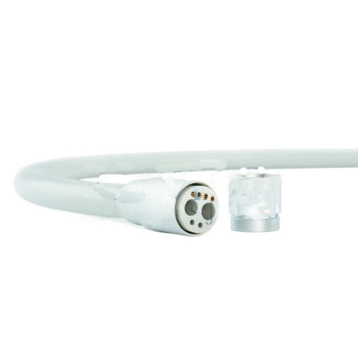 Manguera micromotor TKD para Bien Air MC3, LK y LED + turbina con luz, open end, polivalente, 160cm, gris oscuro - Imagen 1