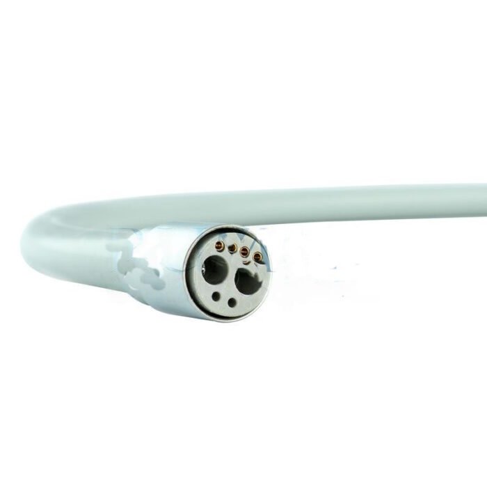 TKD-Mikromotorschlauch für Bien Air MC3, LK und LED mit und ohne Licht, offenes Ende, 160 cm, dunkelgrau – Bild 1