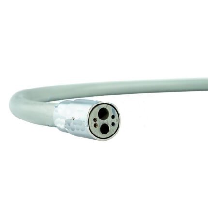 TKD turbine hose with light, 6 holes, open end, 160cm, dark grey