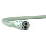 Mangueira de turbina TKD sem luz, 4 furos, extremidade aberta, 160cm, cinzento escuro