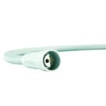 Tuyau à ultrasons TKD pour Satelec Newtron/Suprasson sans lumière, extrémité ouverte, 200 cm, ∅9 mm, gris foncé