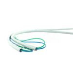 Tuyau de seringue TKD sans lumière, extrémité ouverte, 160 cm, gris foncé