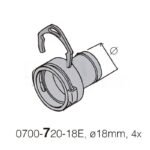 DürrConnect hembra a 18mm (K), 5uds