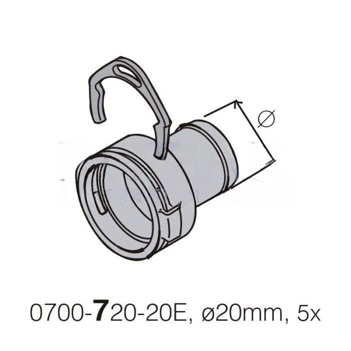 DürrConnect żeński do 20 mm (K), 5 szt - obrazek 1