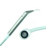 Jeringa Luzzani Minilight Angulada 6F de acero, conector KaVo, 135cm, gris