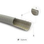 Tuyau d'aspiration PVC FLEXIBLE PREMIUM ∅15mm (Au mètre)