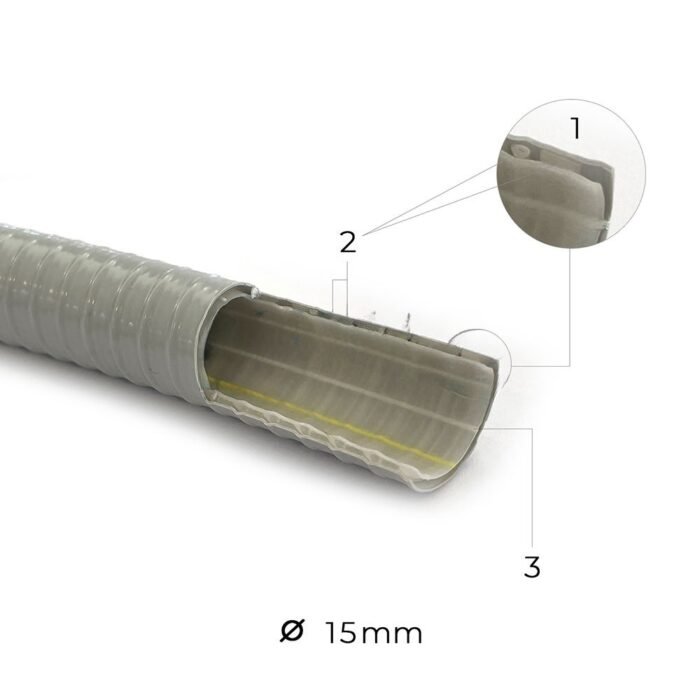 PREMIUM FLEXIBLER PVC-Saugschlauch ∅15 mm (Meterware) – Bild 1