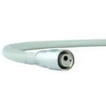 Manguera turbina TKD sin luz, Borden 3, open end, 160cm, gris oscuro