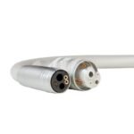 Manguera turbina RUMAR con luz, 6 orificios, conector Planmeca, 103 cm, gris claro